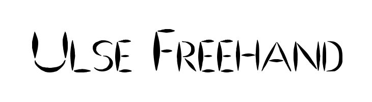 Ulse Freehand Font