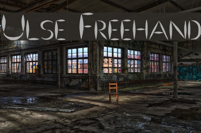 Ulse Freehand Font examples