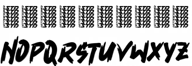 Ultara Font OTHER CHARS