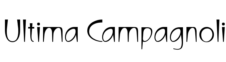 Ultima Campagnoli  Frei Schriftart Herunterladen