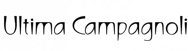 Ultima Campagnoli  Descarca Fonturi Gratis