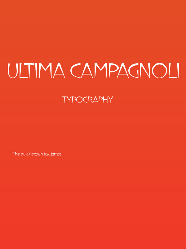 Ultima Campagnoli Poster