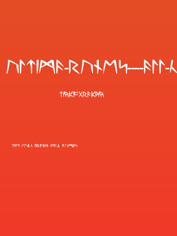 Ultima-Runes----ALL-CAPS Poster