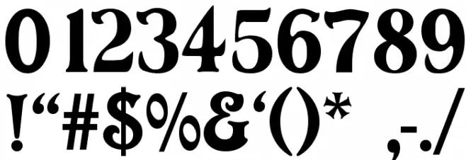 Ultima-Runes Font OTHER CHARS