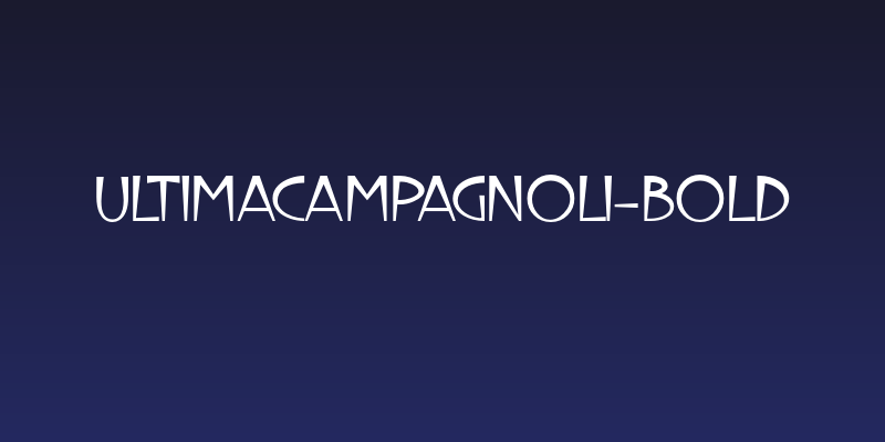 UltimaCampagnoli-Bold Social Header