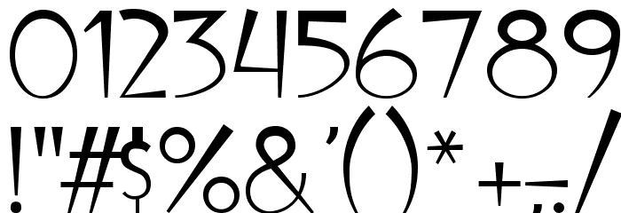 UltimaCampagnoli Font OTHER CHARS