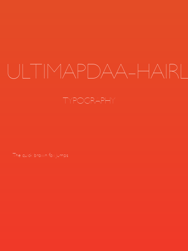 UltimaPDaa-Hairline Poster