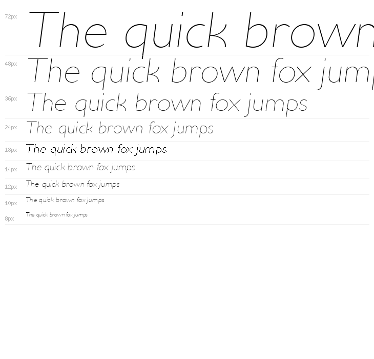 UltimaPDad-UltraLightItalic Waterfall