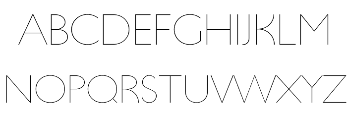 UltimaPDba-HairlineSmallCaps Font LOWERCASE