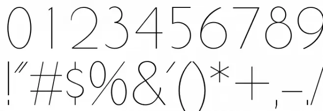 UltimaPDbc-UltraLightSmallCaps Font OTHER CHARS