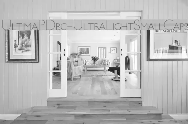 UltimaPDbc-UltraLightSmallCaps Font examples