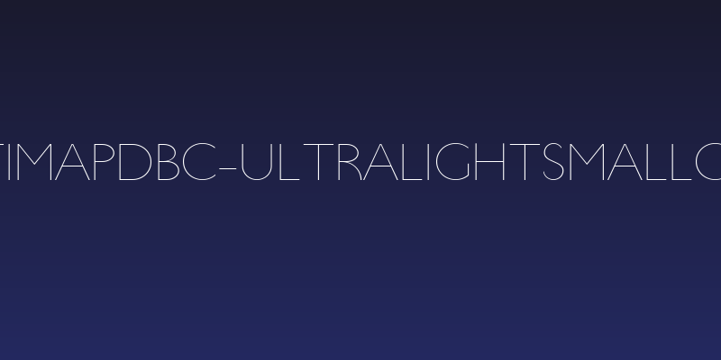 UltimaPDbc-UltraLightSmallCaps Social Header