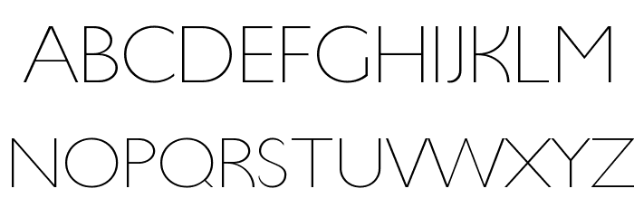 UltimaPDbc-UltraLightSmallCaps Font LOWERCASE