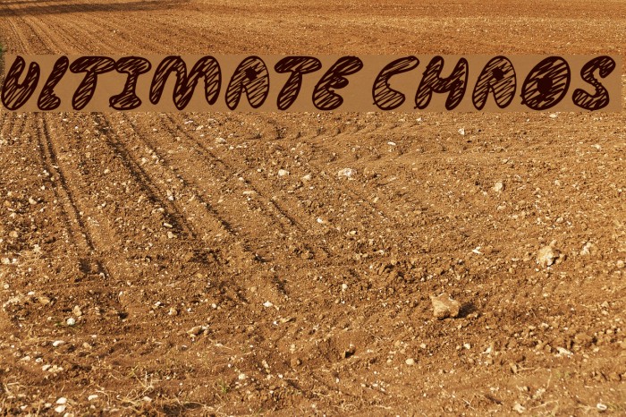 Ultimate Chaos Font examples