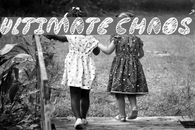 Ultimate Chaos Font examples