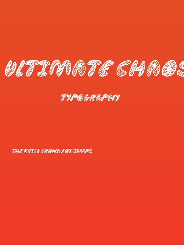 Ultimate Chaos Poster