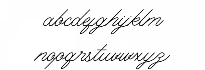 Ultimate Class Free Version Schriftart Kleinbuchstaben