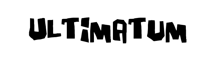 Ultimatum  font caratteri gratis