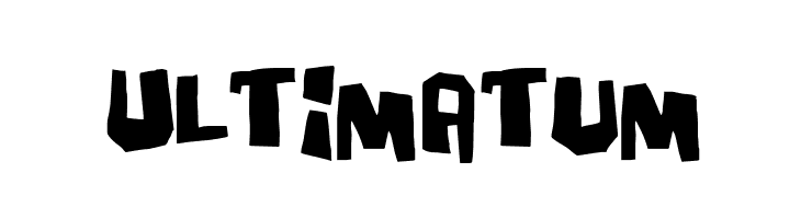 Ultimatum  नि: शुल्क फ़ॉन्ट्स डाउनलोड