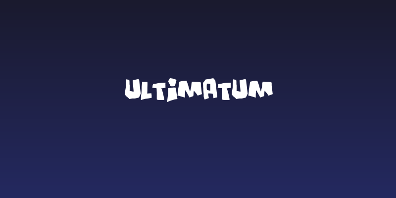 Ultimatum Social Header