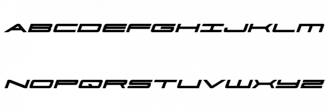 Ultra 911 Bold Italic Polices MAJUSCULES