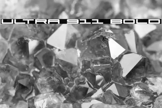 Ultra 911 Bold Font examples