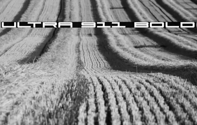 Ultra 911 Bold Font examples