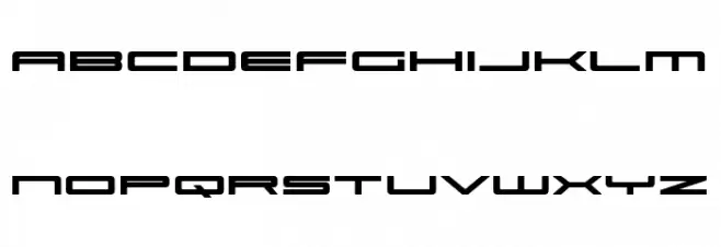 Ultra 911 Bold Font LOWERCASE