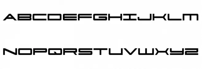 Ultra 911 Condensed Schriftart Groß