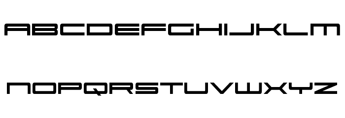 Ultra 911 Condensed Font LOWERCASE
