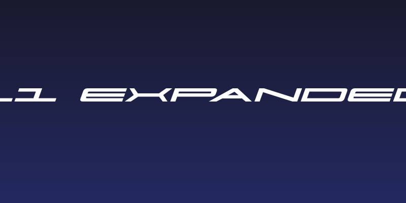 Ultra 911 Expanded Italic Social Header