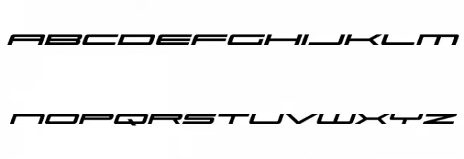 Ultra 911 Expanded Italic Fuentes MINÚSCULAS