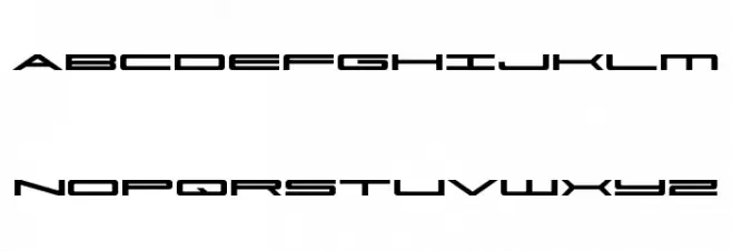 Ultra 911 Expanded フォント 大文字