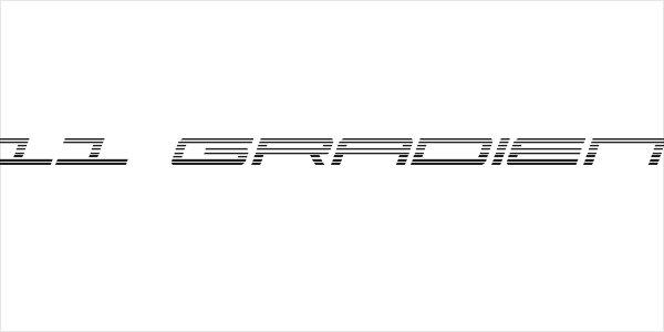 Ultra 911 Gradient Italic Logo