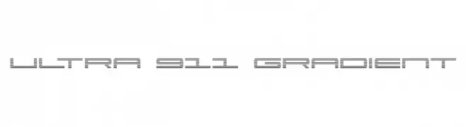 Ultra 911 Gradient  تنزيل الخطوط