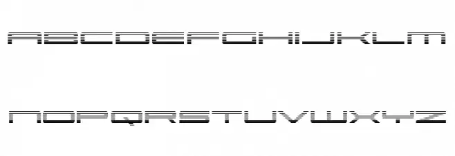 Ultra 911 Gradient 字体 小写