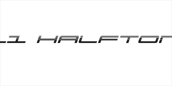 Ultra 911 Halftone Italic Logo