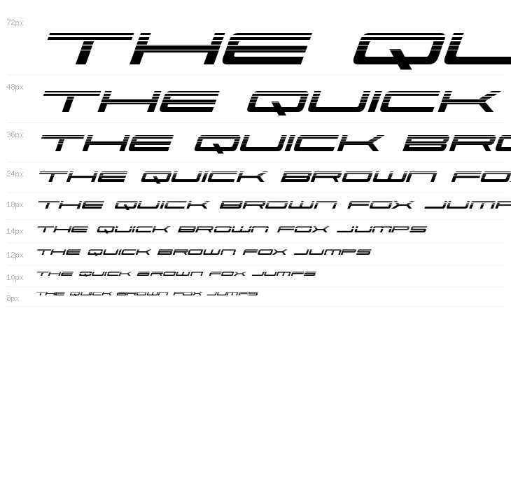 Ultra 911 Halftone Italic Waterfall