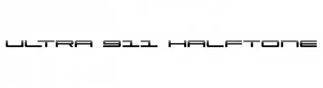 Ultra 911 Halftone  Fuentes Gratis Descargar