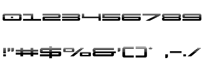 Ultra 911 Halftone Font OTHER CHARS