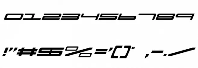 Ultra 911 Italic Schriftart Anderer Schreiben