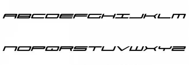 Ultra 911 Italic Fuentes MAYÚSCULAS