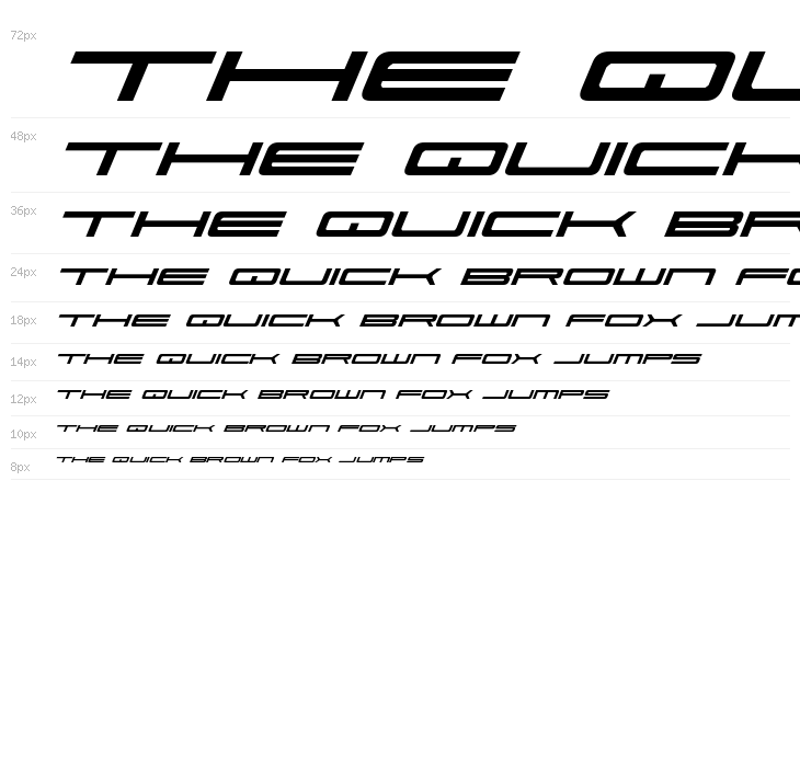 Ultra 911 Italic Waterfall