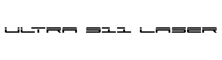 Ultra 911 Laser  フリーフォントのダウンロード