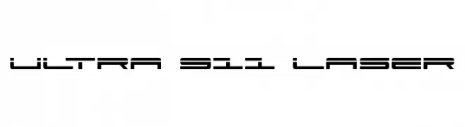 Ultra 911 Laser  font caratteri gratis