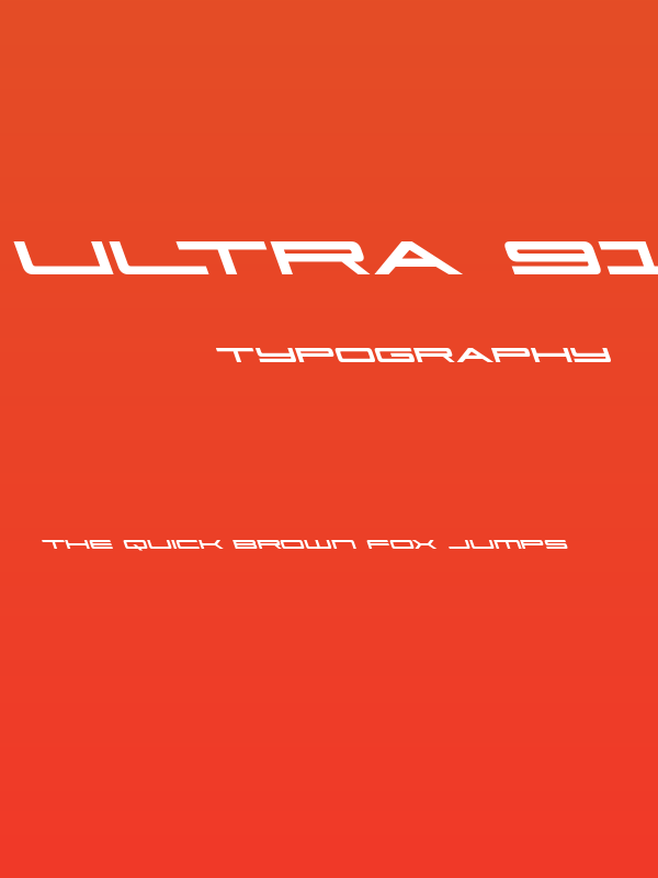 Ultra 911 Leftalic Poster