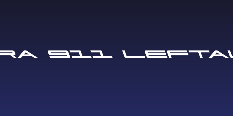 Ultra 911 Leftalic Social Header