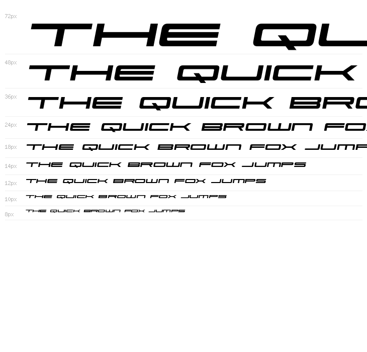 Ultra 911 Semi-Italic Waterfall