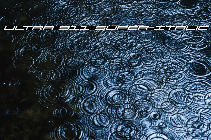 Ultra 911 Super-Italic Example 2