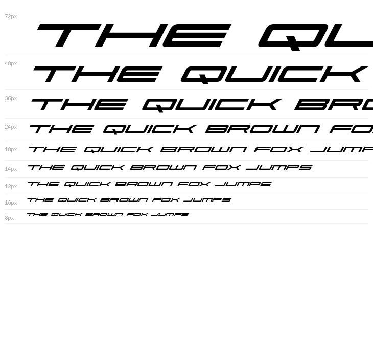 Ultra 911 Super-Italic Waterfall